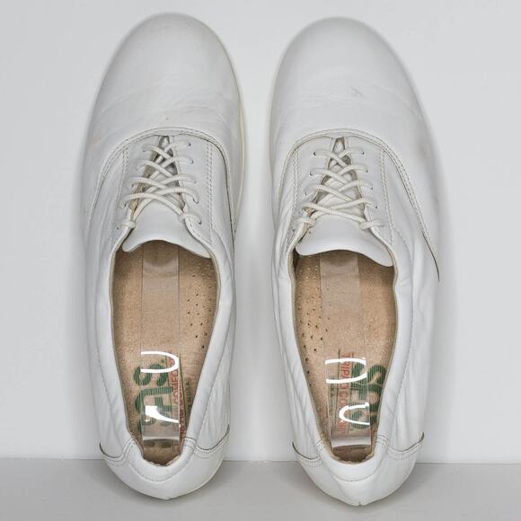 SAS Women's Comfort Sneakers Shoes White Lace Up White Size 8.5 N Narrow | AF - Picture 5 of 6